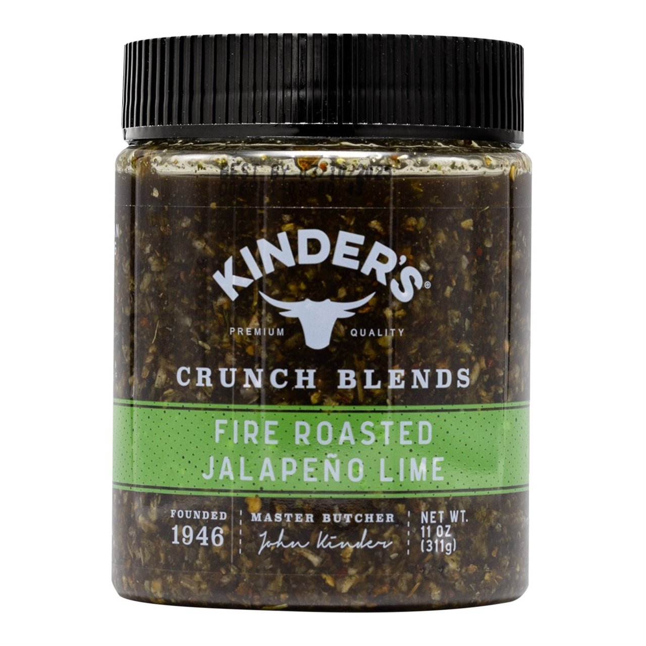 Kinder's Fire Roasted Jalapeño & Lime Crunch Blend, 11 Ounces - Image 1