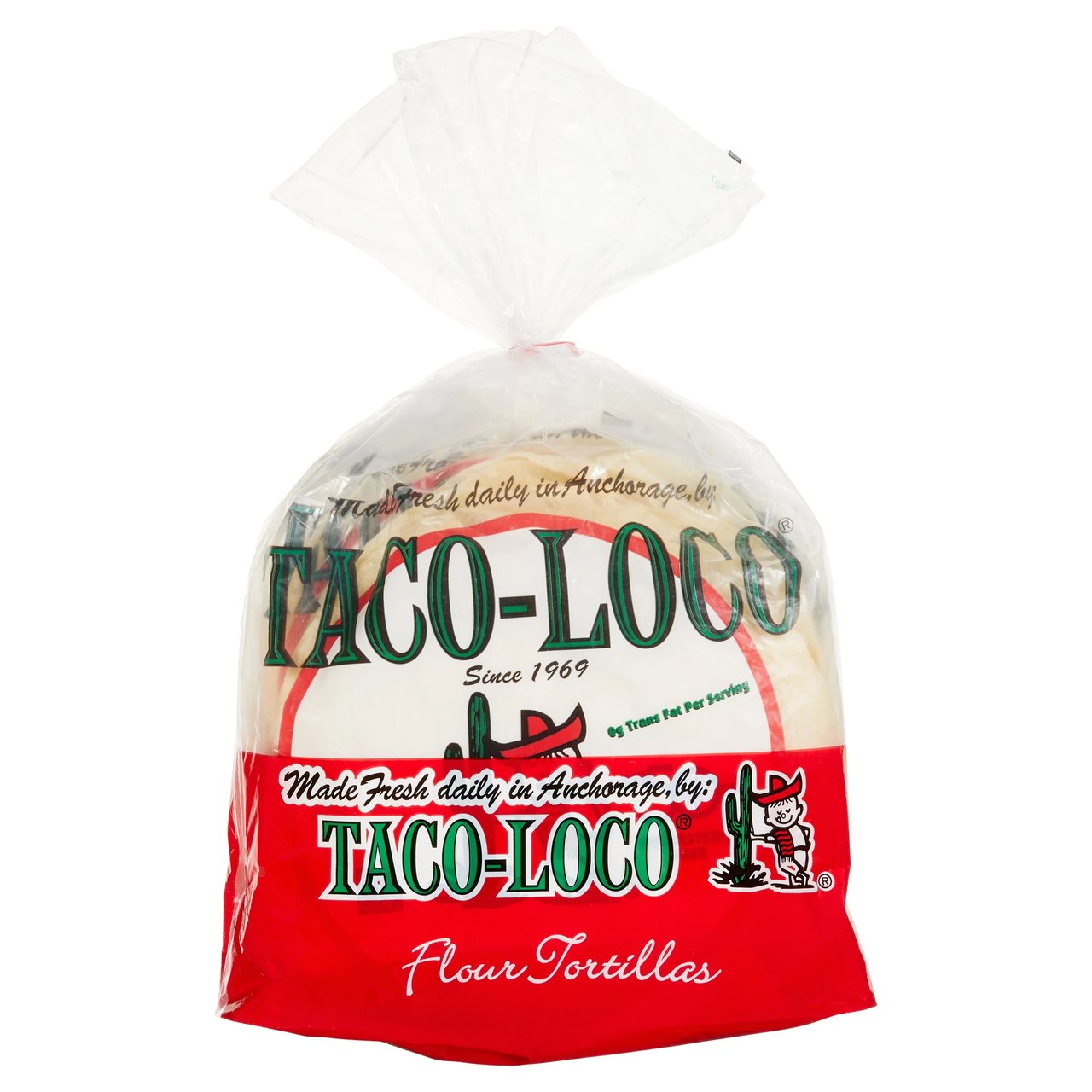 Taco-Loco 8" Flour Tortillas, 30 Count - Image 1
