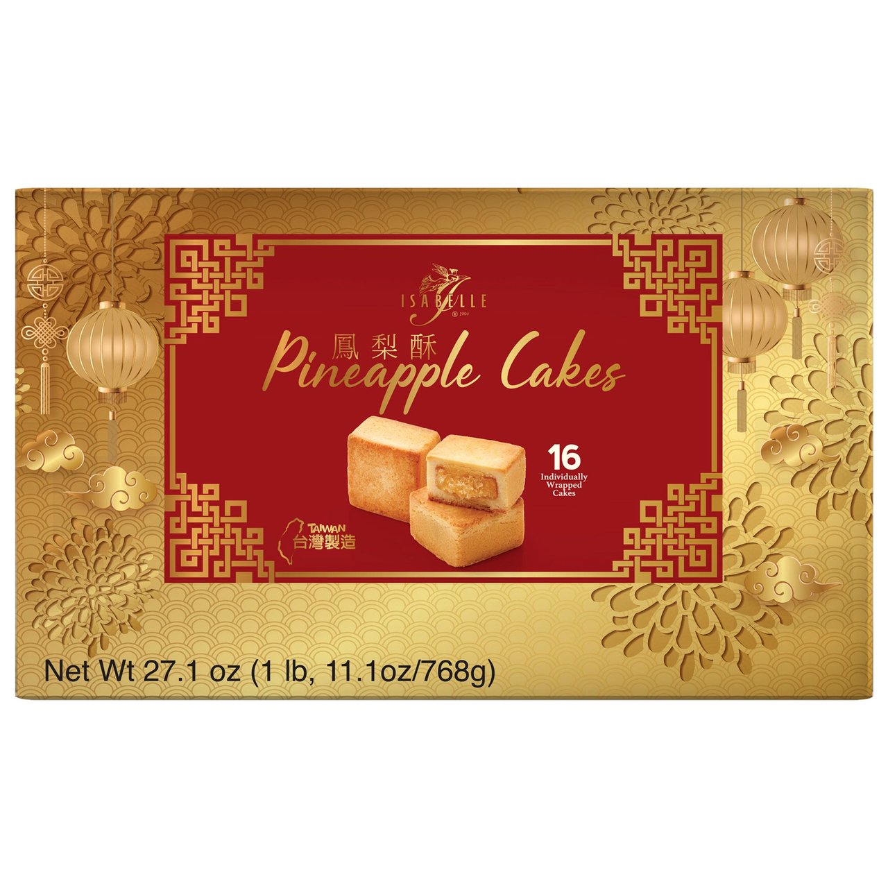 Isabelle Pineapple Cake 16/27.1 oz - Image 1