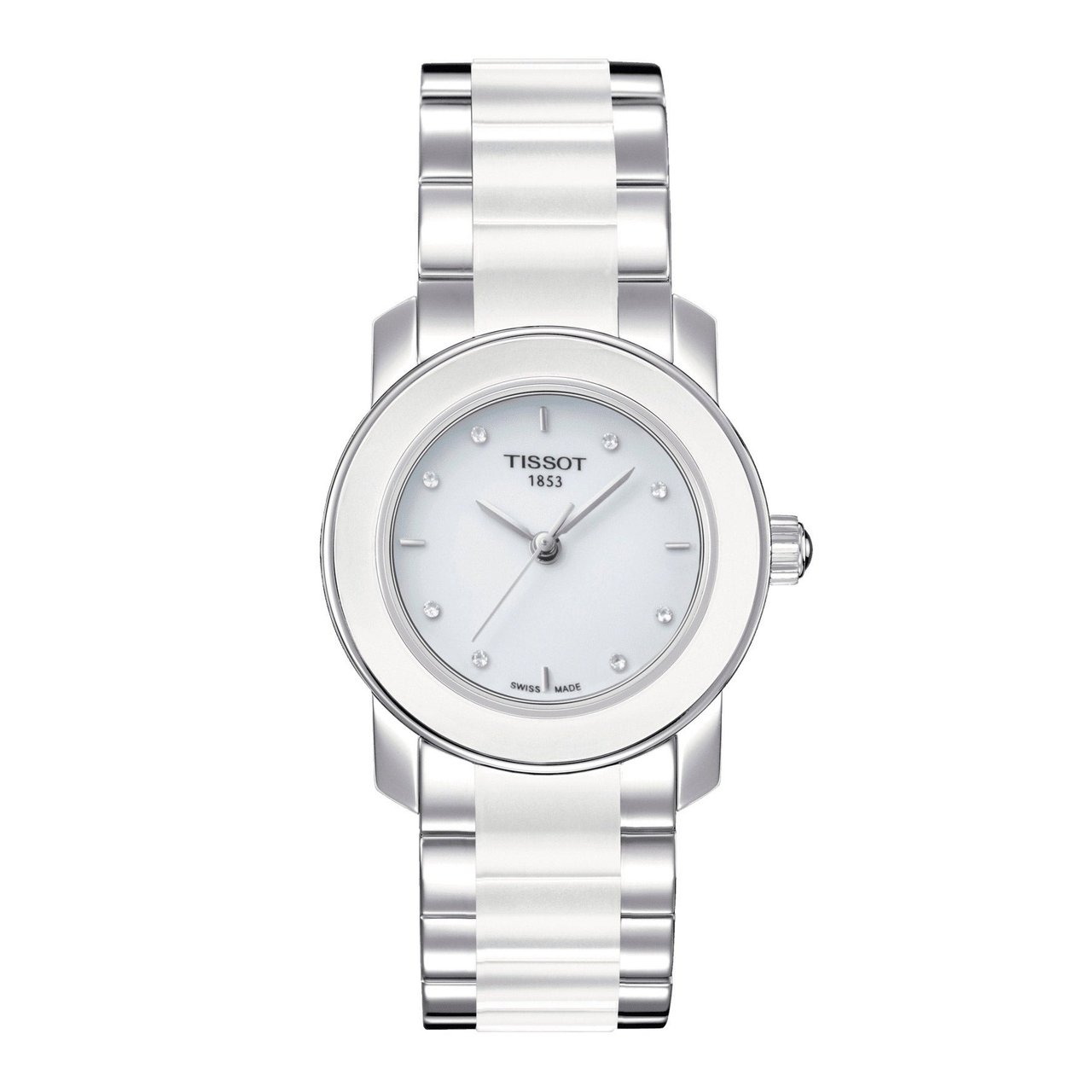 Tissot Cera White Ceramic Ladies Watch