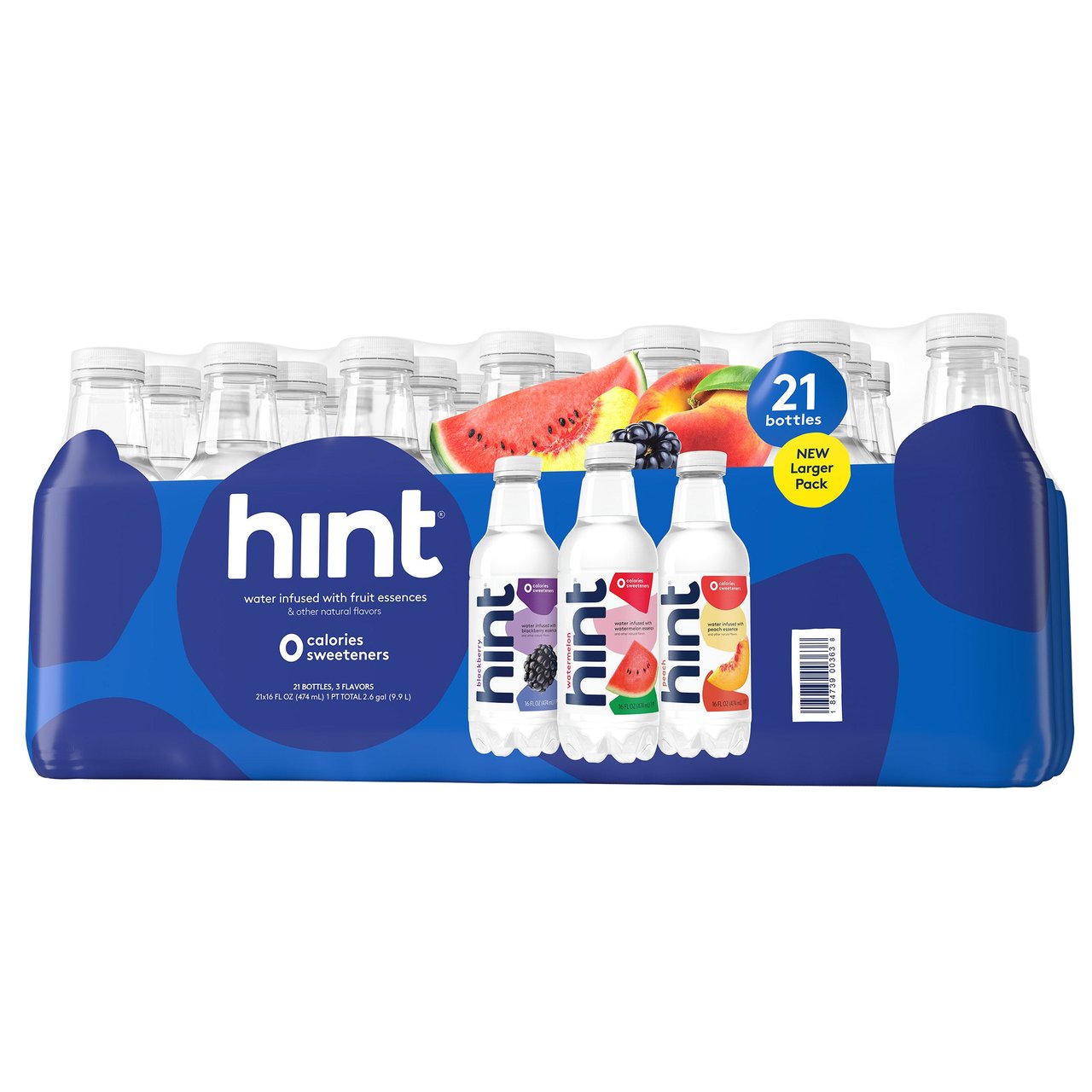 Hint Variety Pack Water, 21 Count, 16 fl oz - Image 1