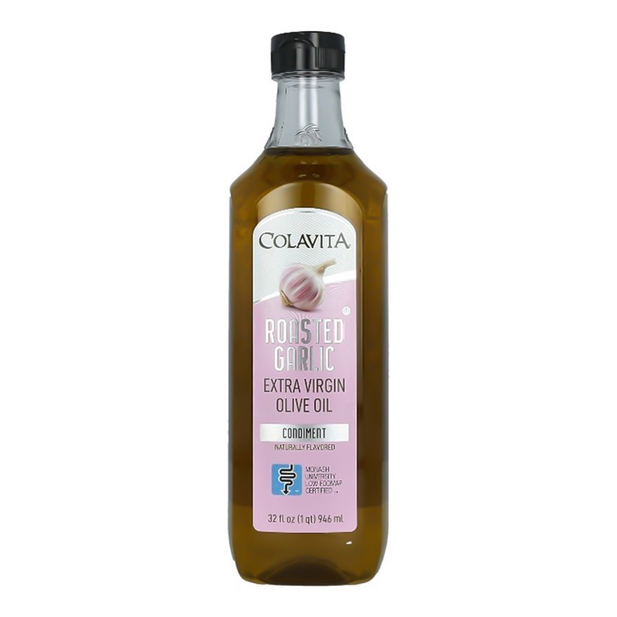 Colavita Roasted Garlic Extra Virgin Olive Oil 32 oz - Image 1