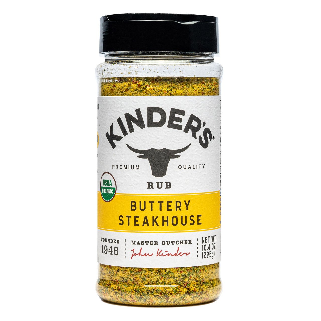 Kinder's Organic Buttery Steakhouse Seasoning 10.4 oz - Image 1