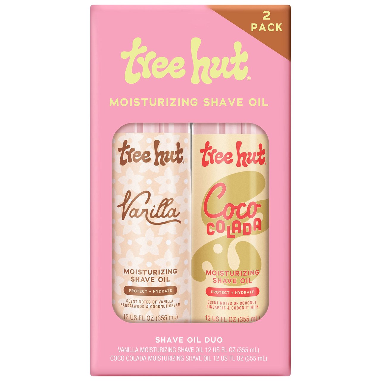Tree Hut Moisturizing Shave Oil 2-Pack, 12 FL OZ Each - Image 1