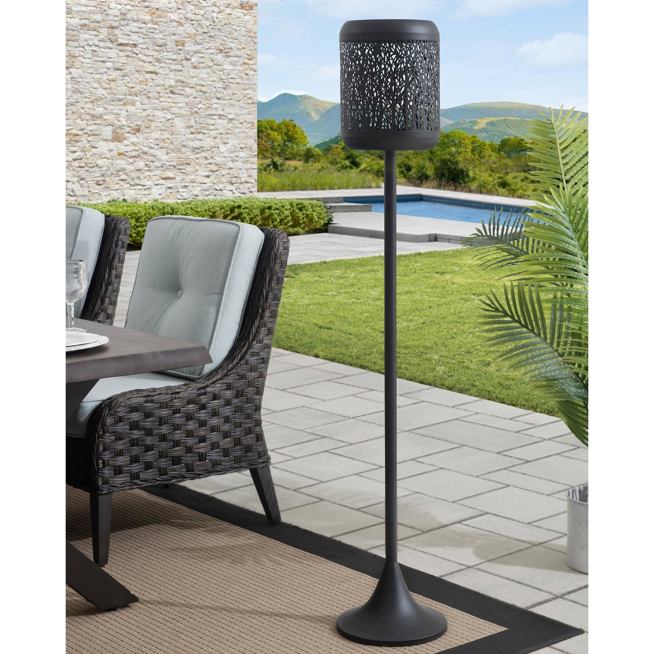 Muirwood Solar Outdoor Floor Lamp - Image 1