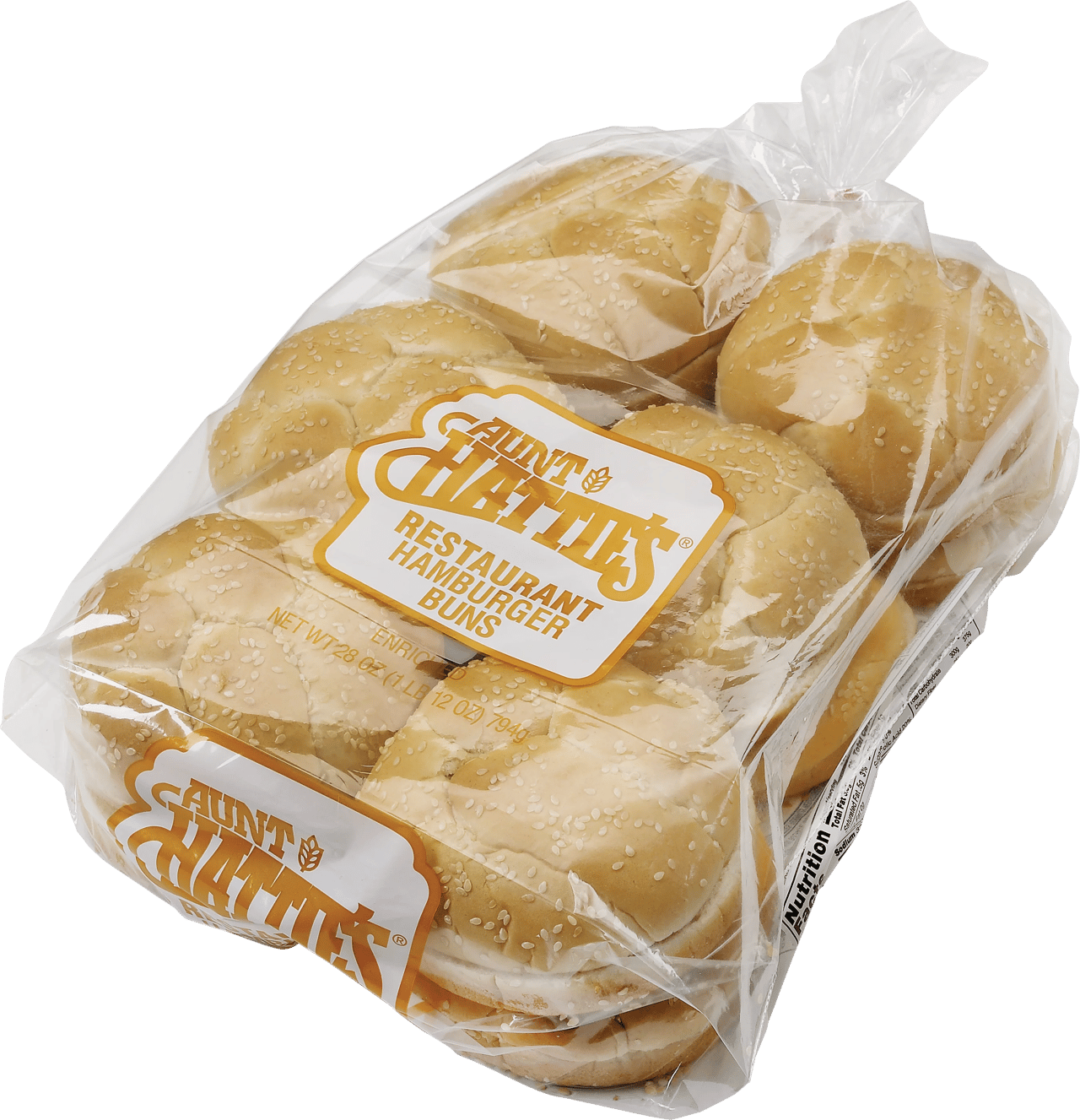 Aunt Hattie's Restaurant Hamburger Buns, 12 CT - Image 1