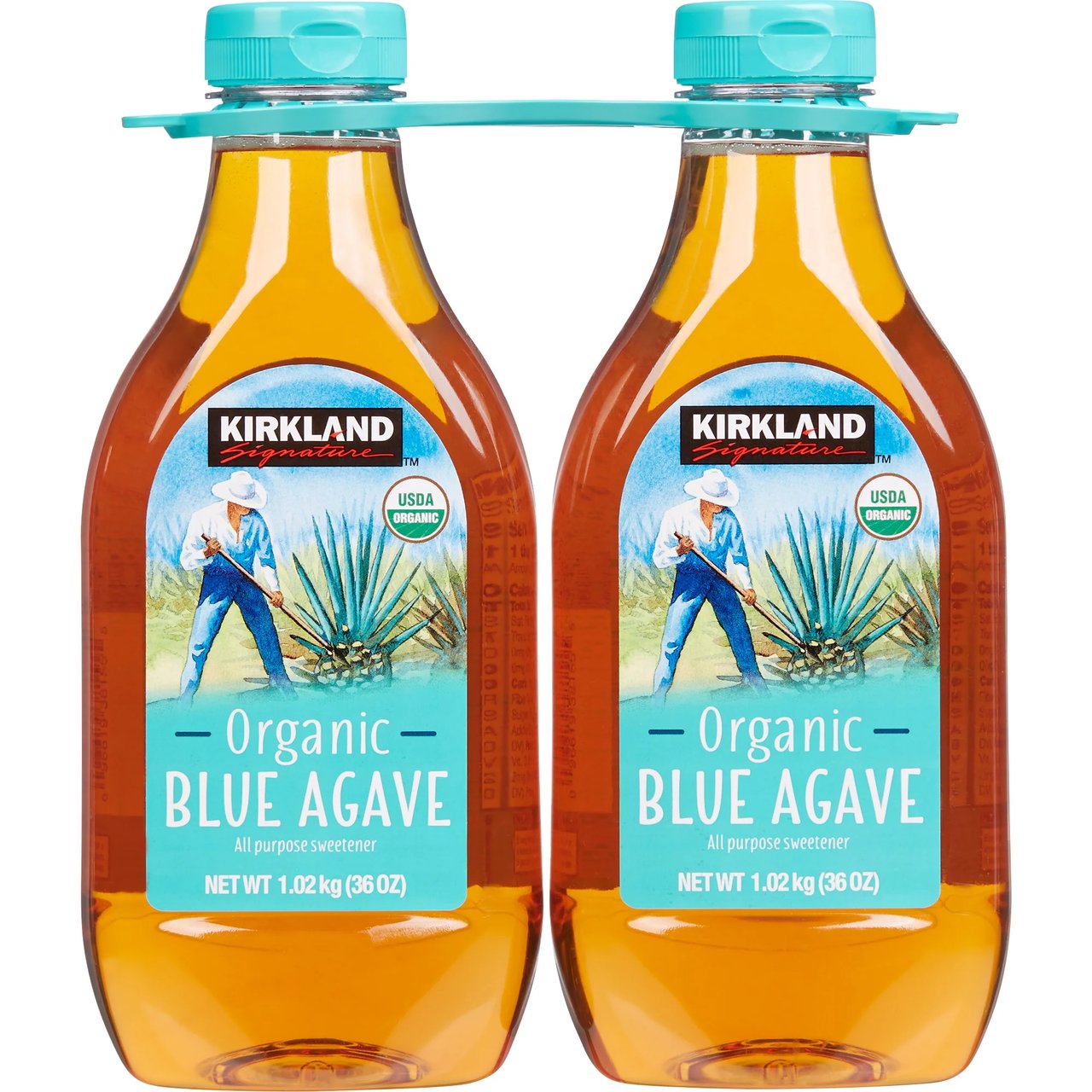 Kirkland Signature Organic Blue Agave 2/36 oz (4.5 lbs) - Image 1