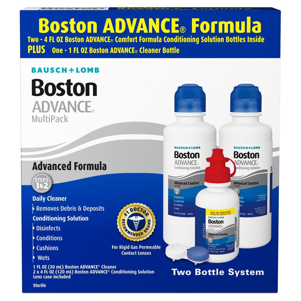 Boston ADVANCE Multi-Pack 2 Conditioning 4oz / 1 Cleaner 1oz - Image 1