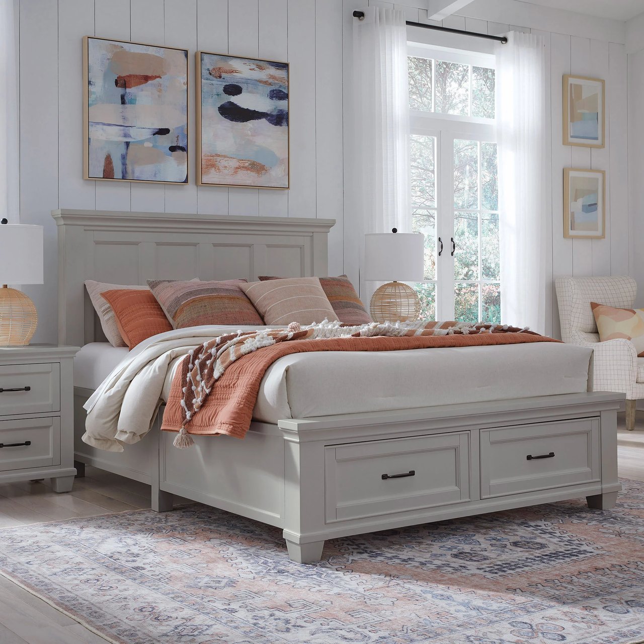 Universal Broadmoore Hughes Queen Storage Bed - Image 1