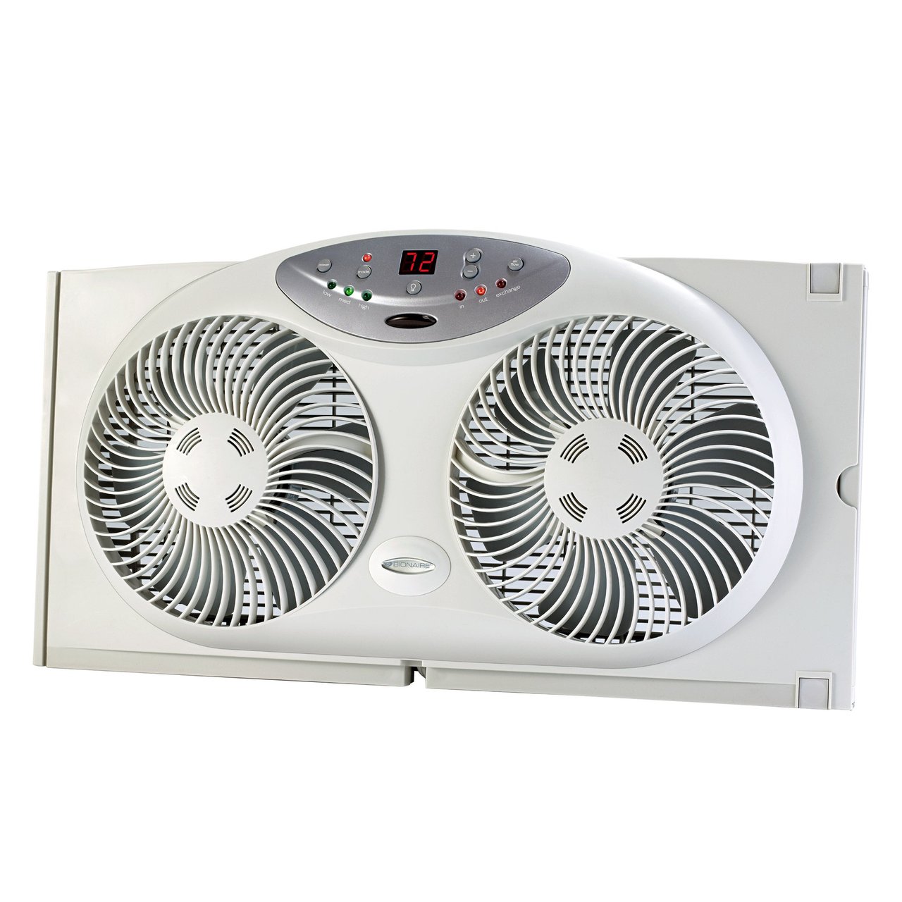 Bionaire Twin Window Fan with Remote Control