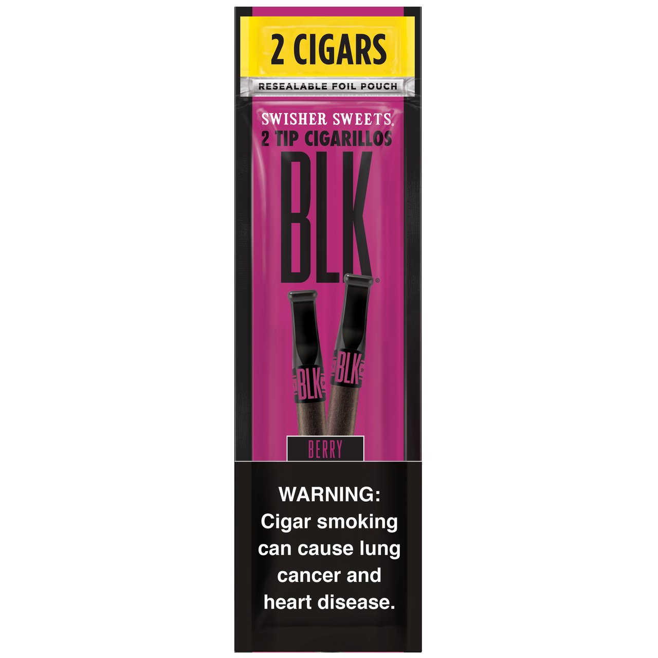 Swisher Sweets BLK Berry Cigarillos, 2 ct, 15-Pack - Image 1