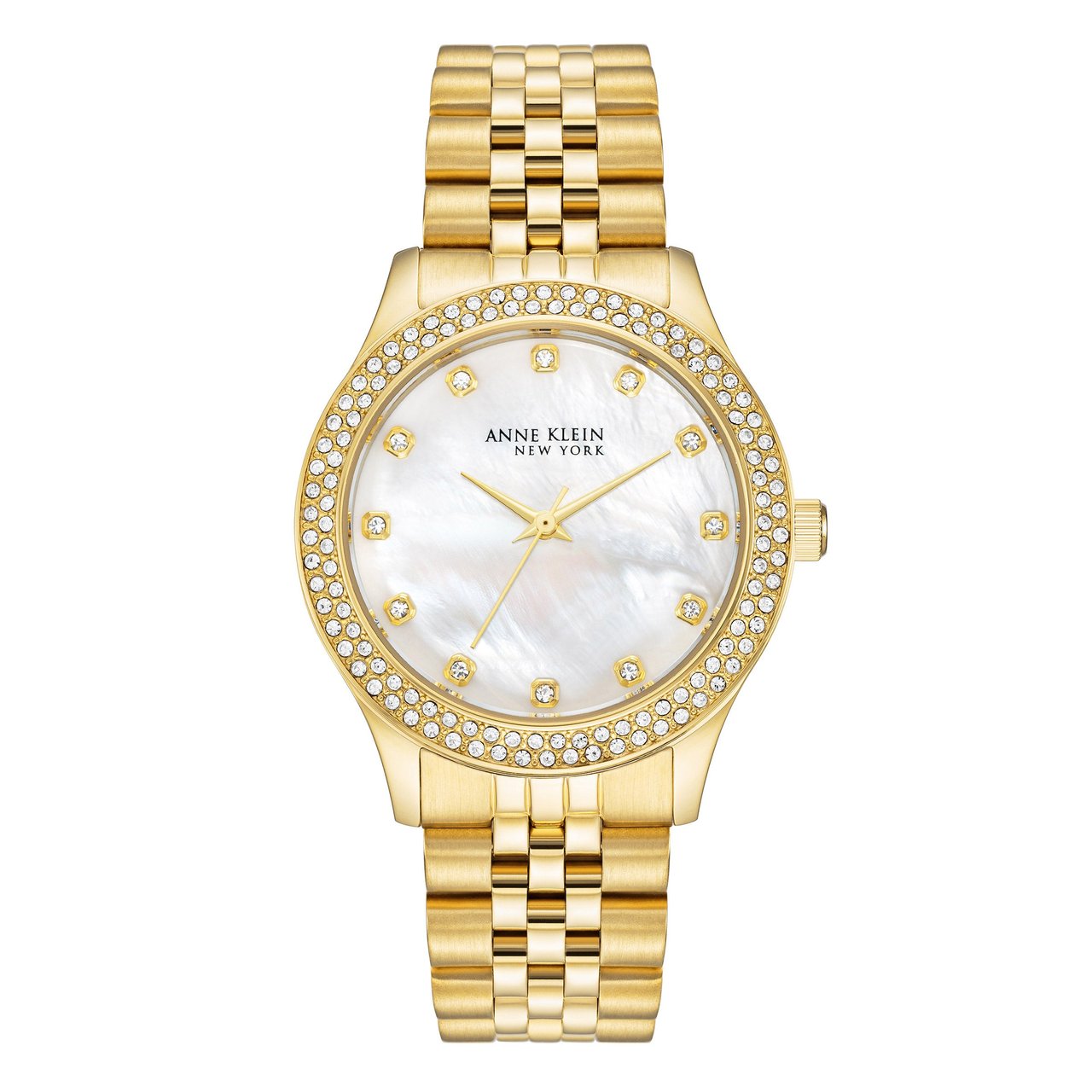Anne Klein New York Stainless Steel Gold-Tone Ladies Watch - Image 1