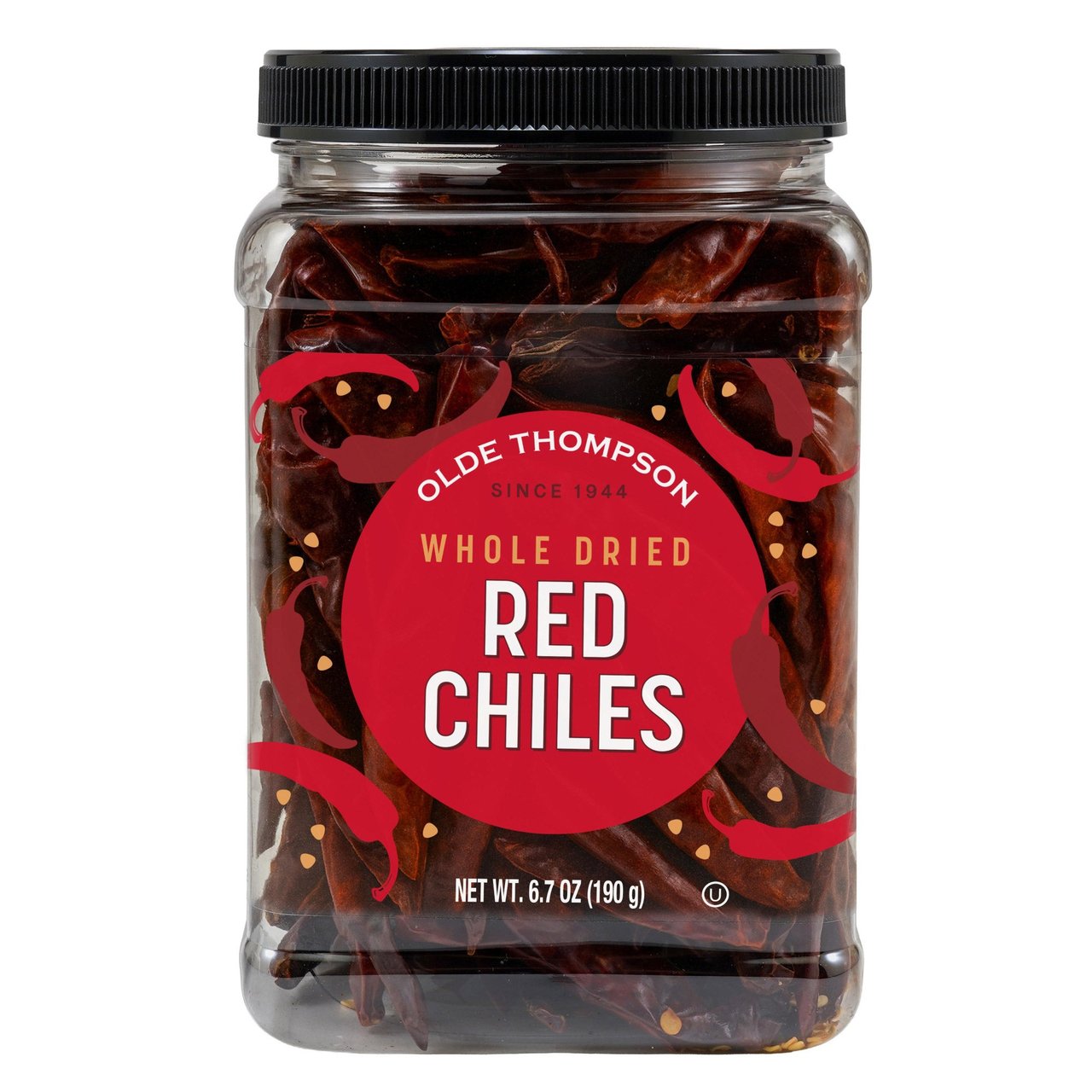 Olde Thompson Whole Red Chiles 6.7 Ounces - Image 1