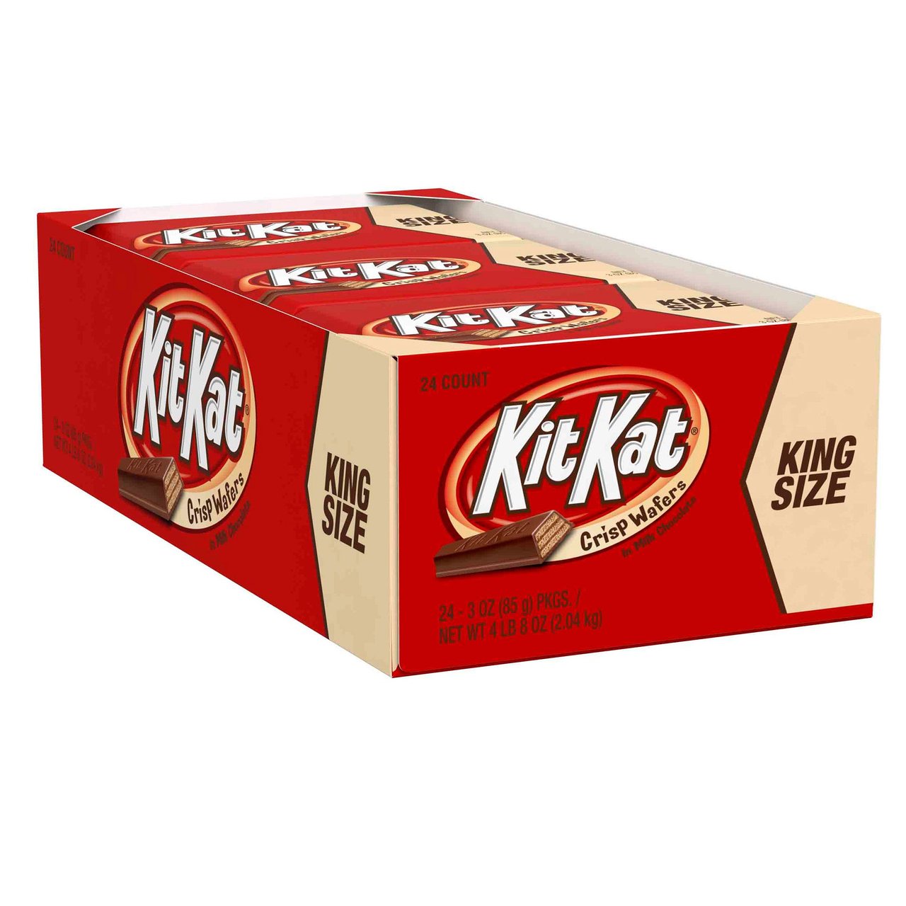 Hershey's Kit Kat King Size, 3 oz, 24-Count - Image 1