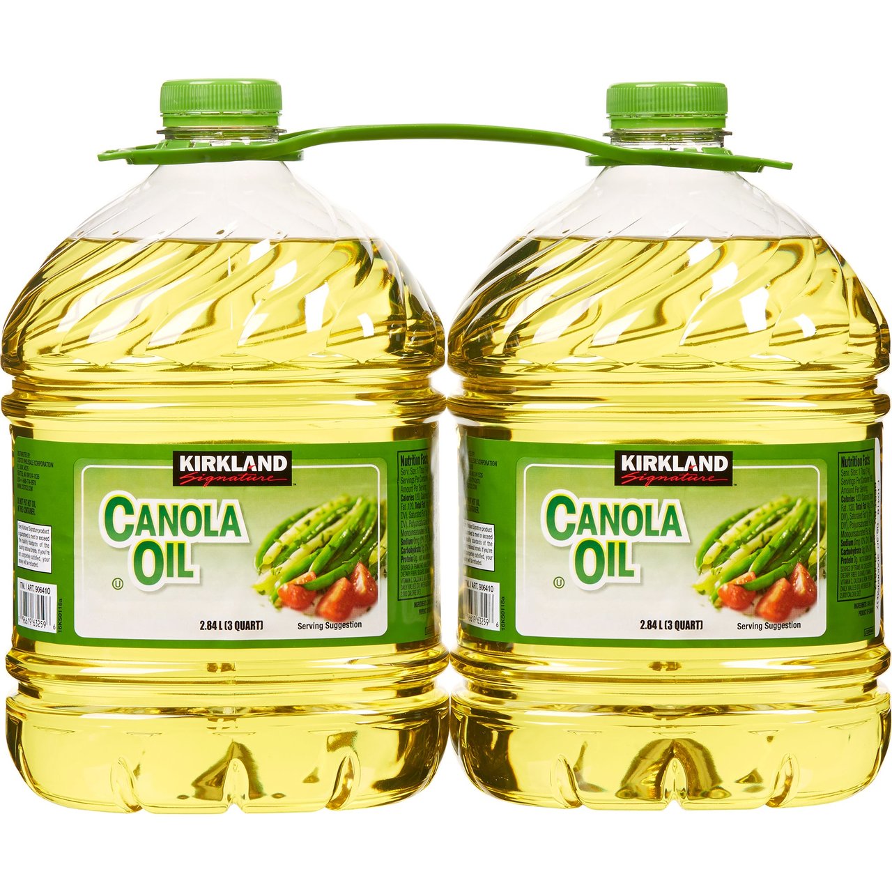 Kirkland Signature Canola Oil, 2 x 3 Quart Bottles - Image 1