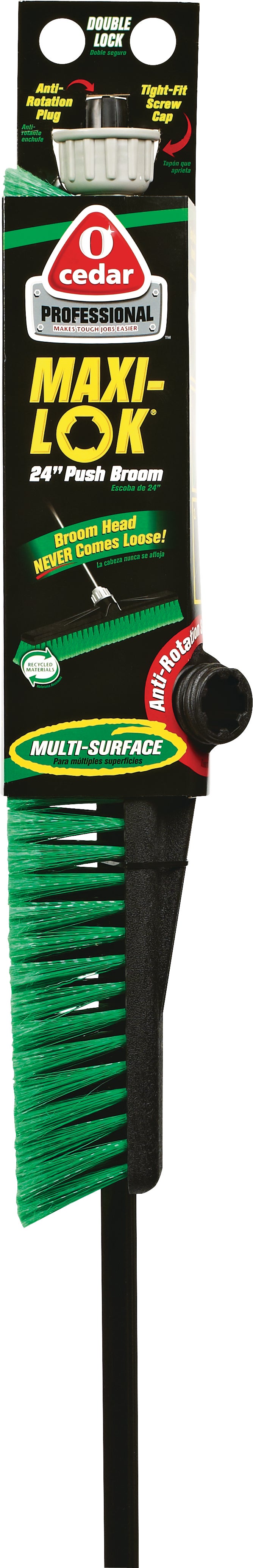 O-Cedar Maxi-Lok 24" Push Broom