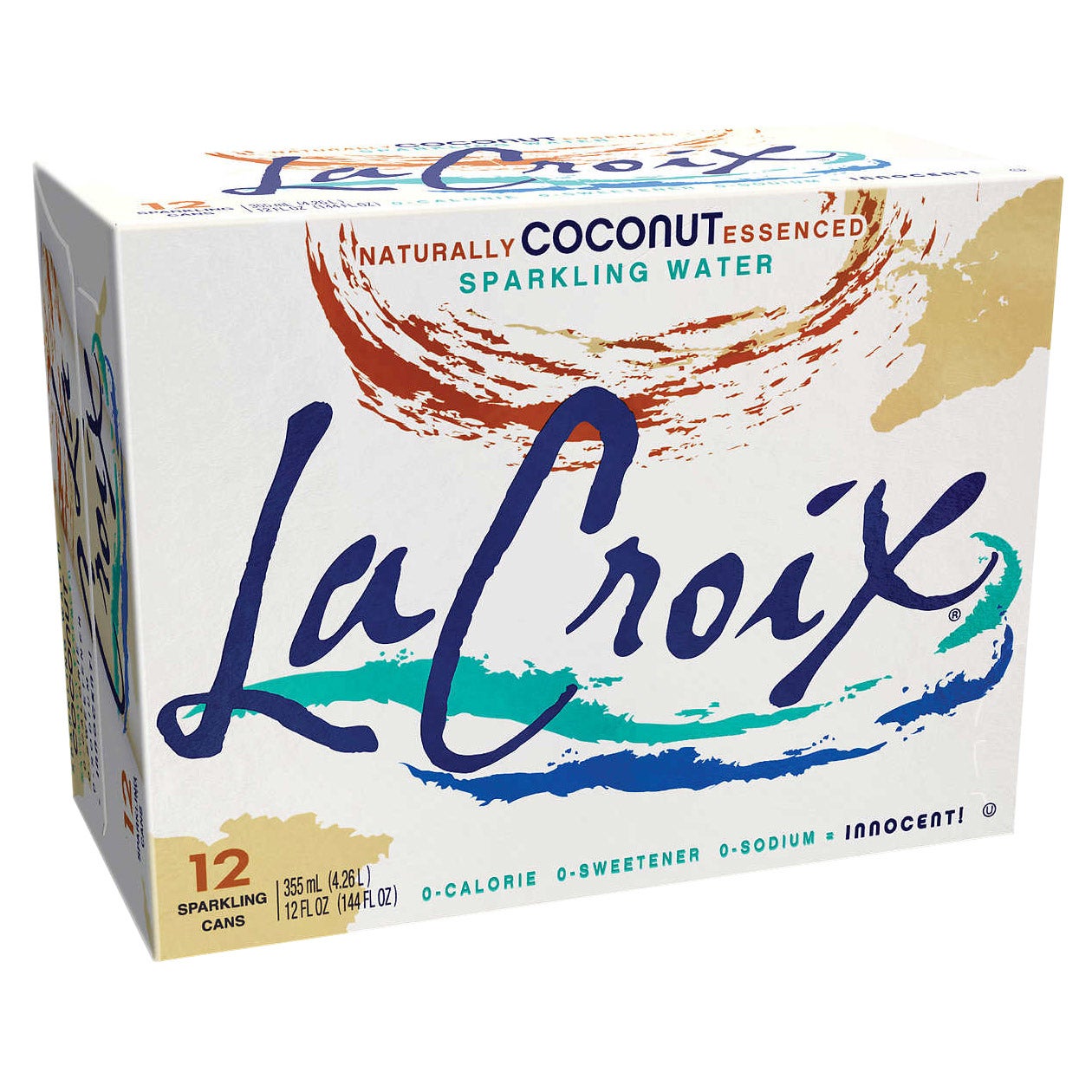LaCroix Coconut Sparkling Water, 24-Pack / 12 oz Cans