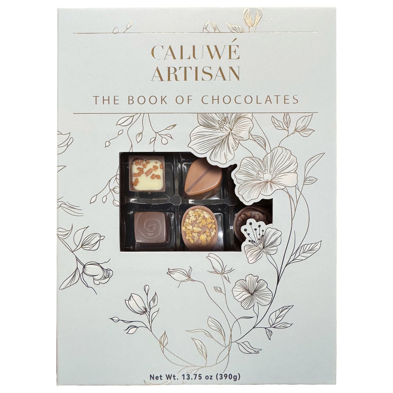 Caluwé Artisan Book of Chocolates 13.75 Ounces - Image 1