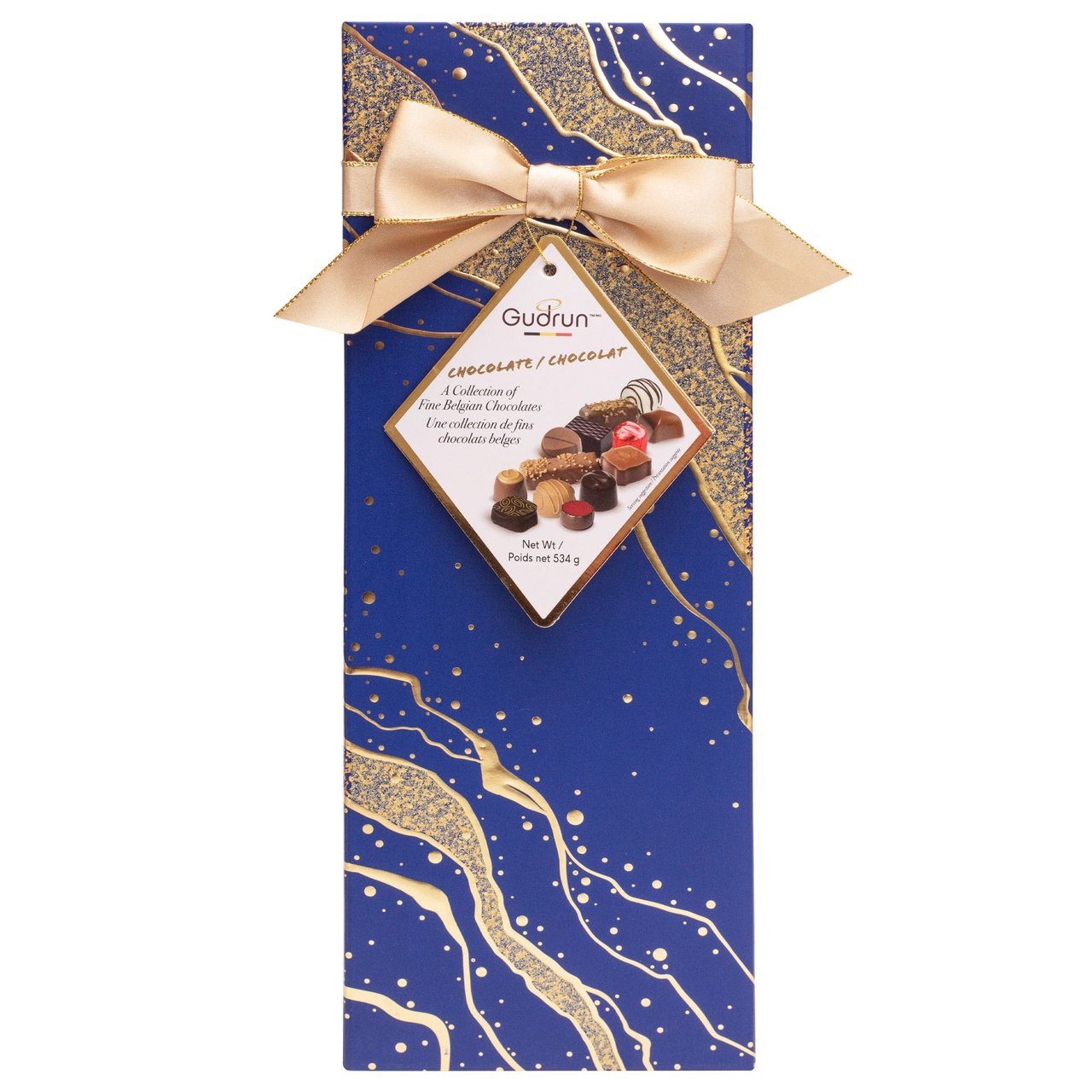 Gudrun Tall Tower Assorted Belgian Chocolates 18.8 oz - Image 1