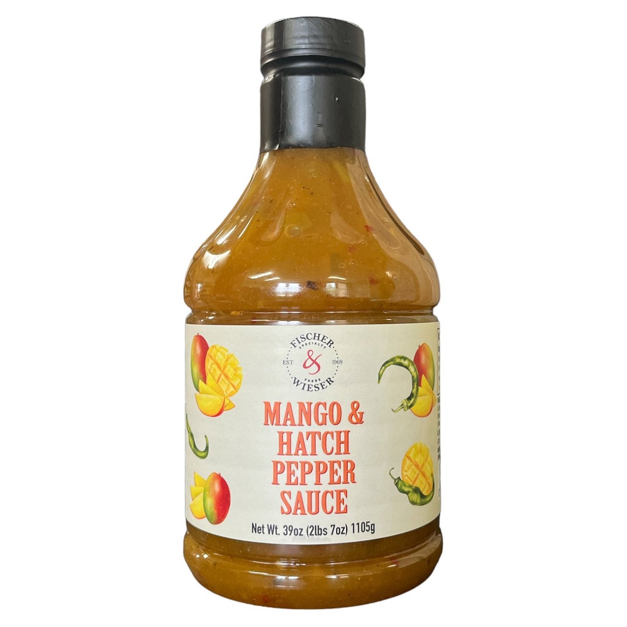 Fischer & Wieser Mango & Hatch Pepper Sauce, 39 oz - Image 1