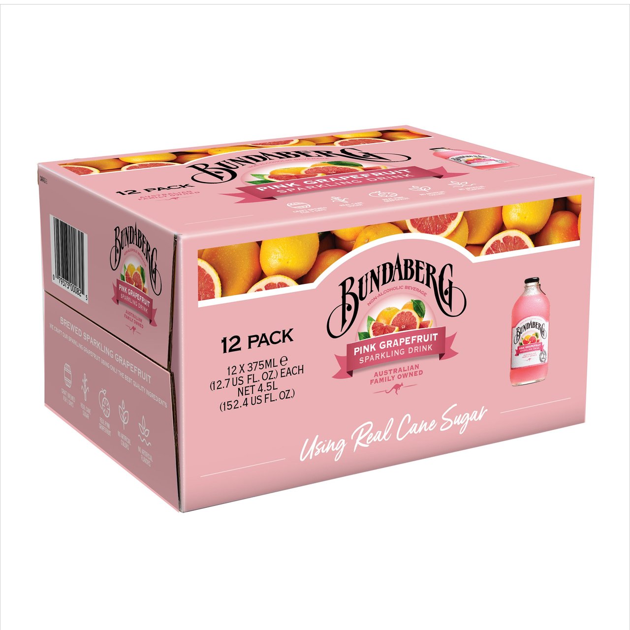 Bundaberg Pink Grapefruit 12/12.7 Ounce Bottles - Image 1
