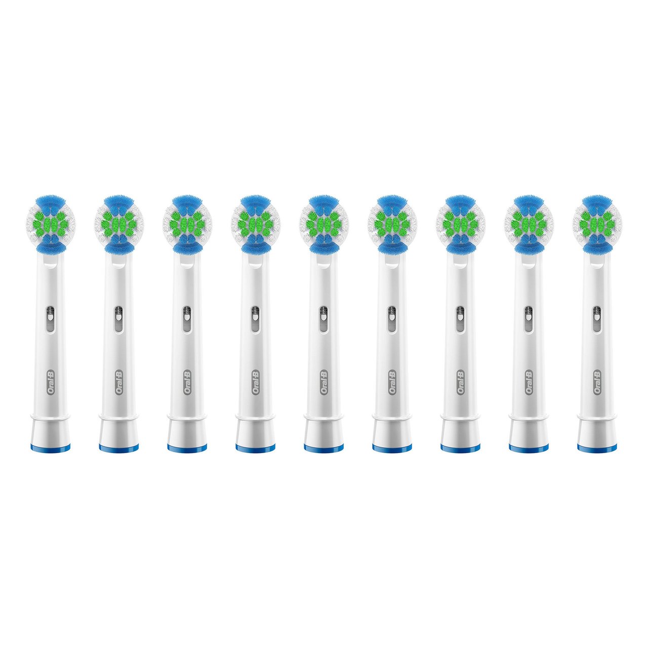 Oral-B Replacement Brush Heads, 9-Count (Floss Action & Advanced Clean Mix) - Image 1