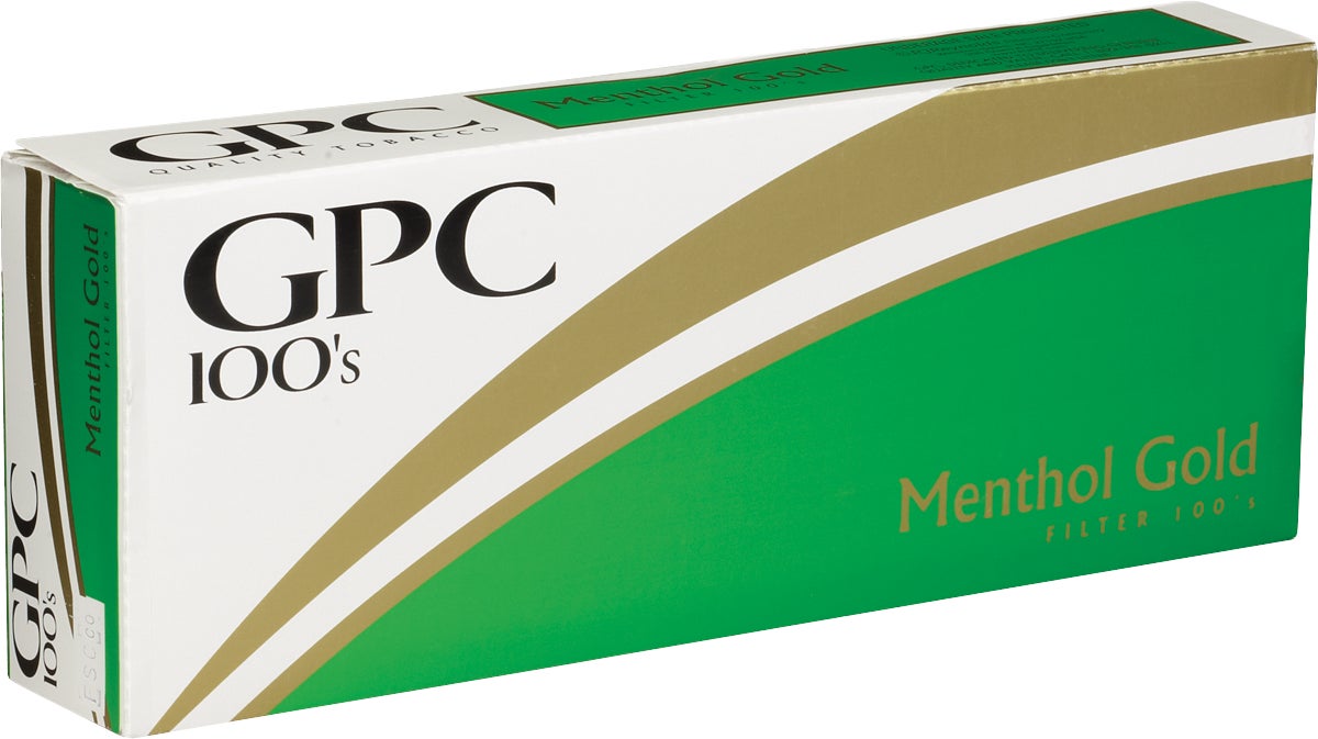 GPC Gold Menthol 100's Cigarettes - Branded Generic - Image 1