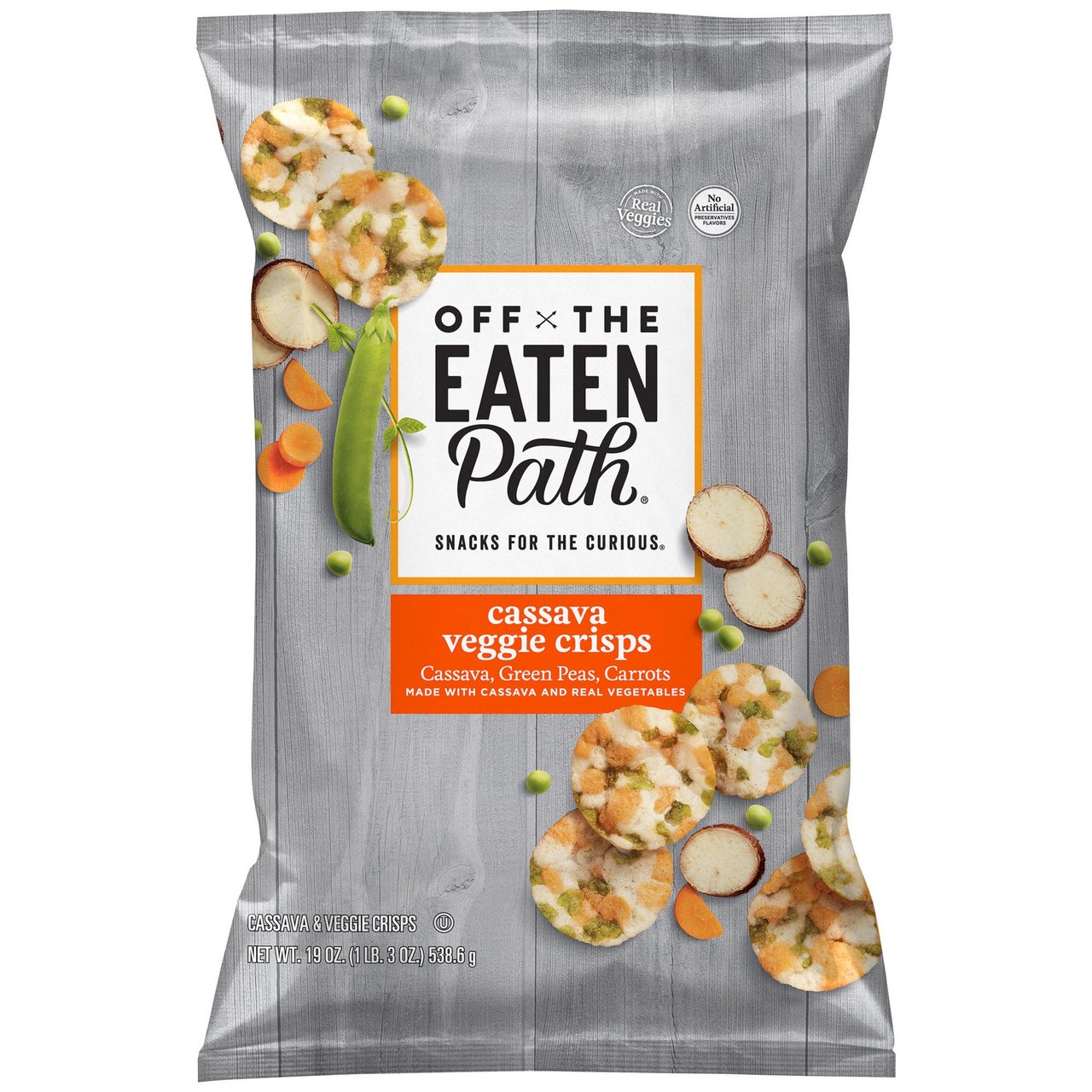 Off The Eaten Path Cassava & Veggie Crisps, 19 oz - Image 1