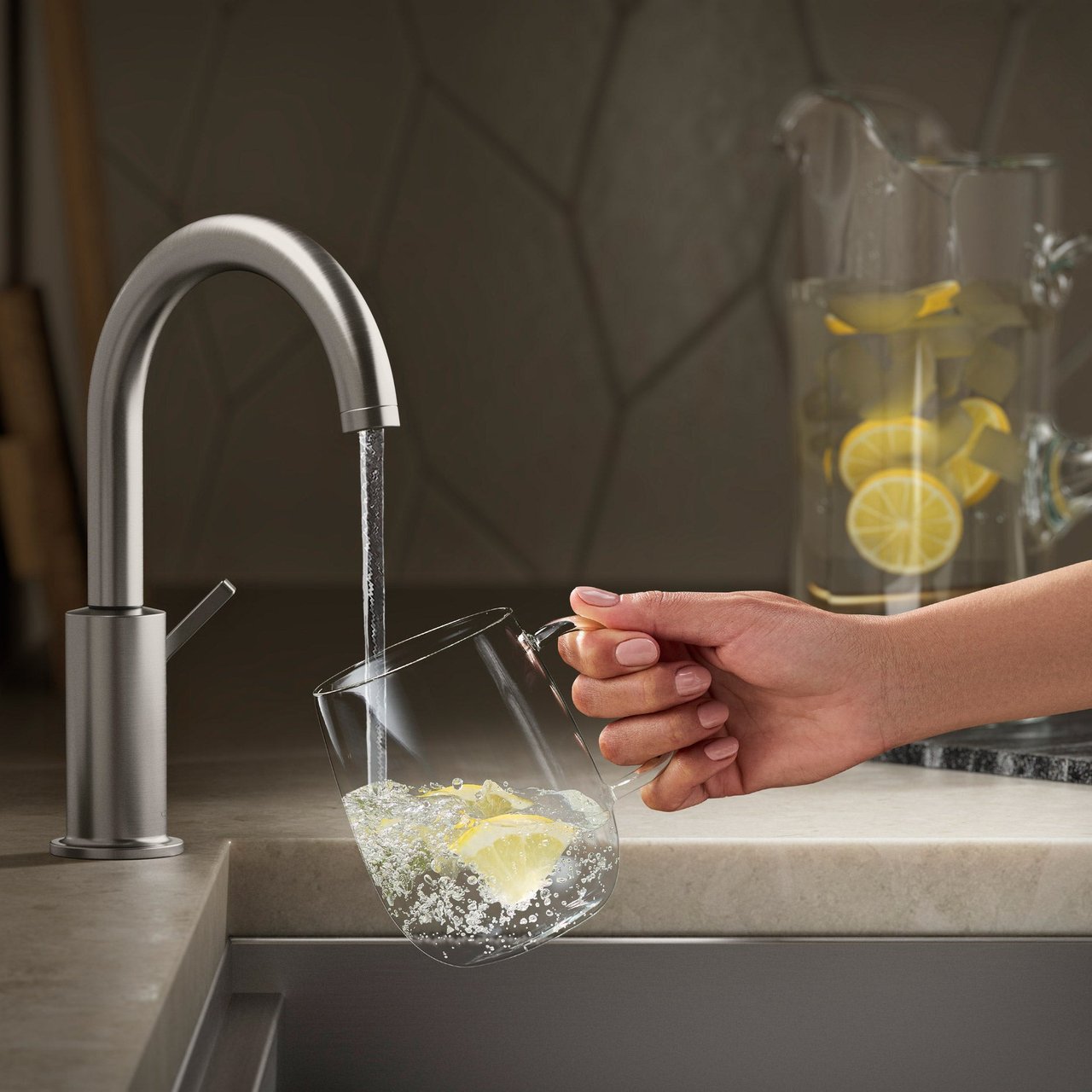 Kohler Vybe Filtered Beverage Faucet - Stainless Steel - Image 1