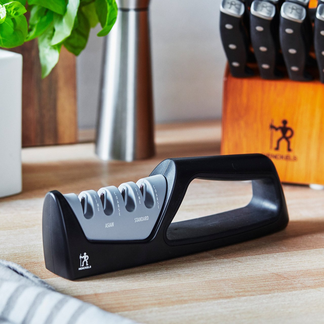 Henckels 4-Stage Handheld Knife Sharpener - Image 1