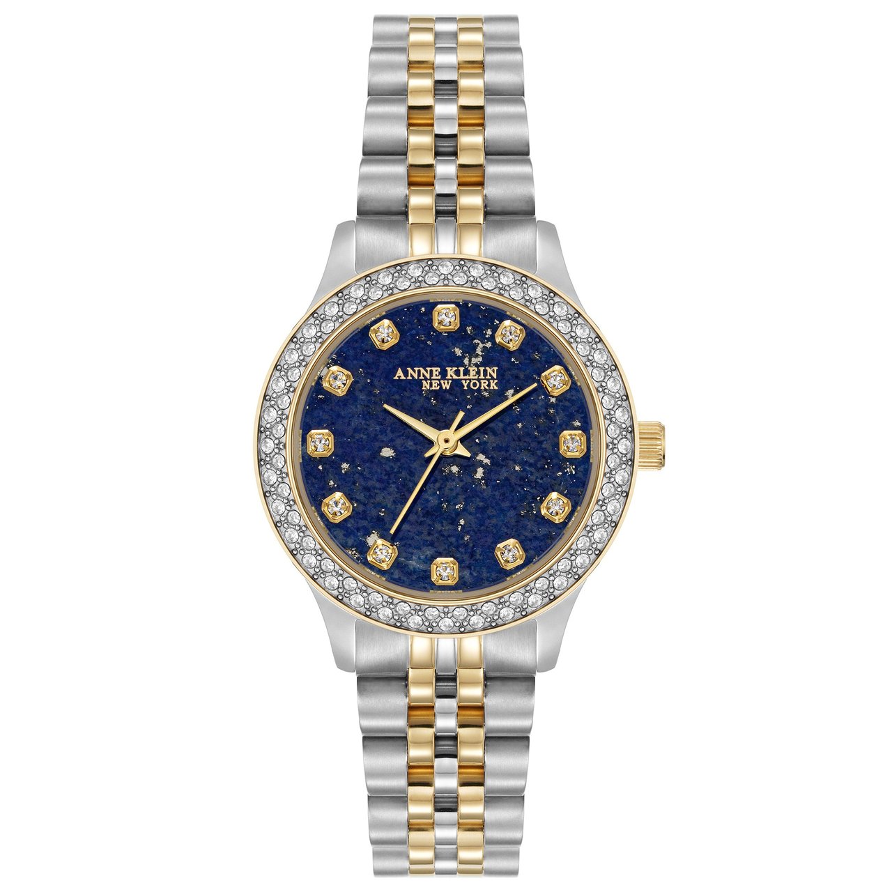 ANNE KLEIN NEW YORK BLUE LAPIS & QUARTZ WOMENS WATCH, 30MM - Image 1