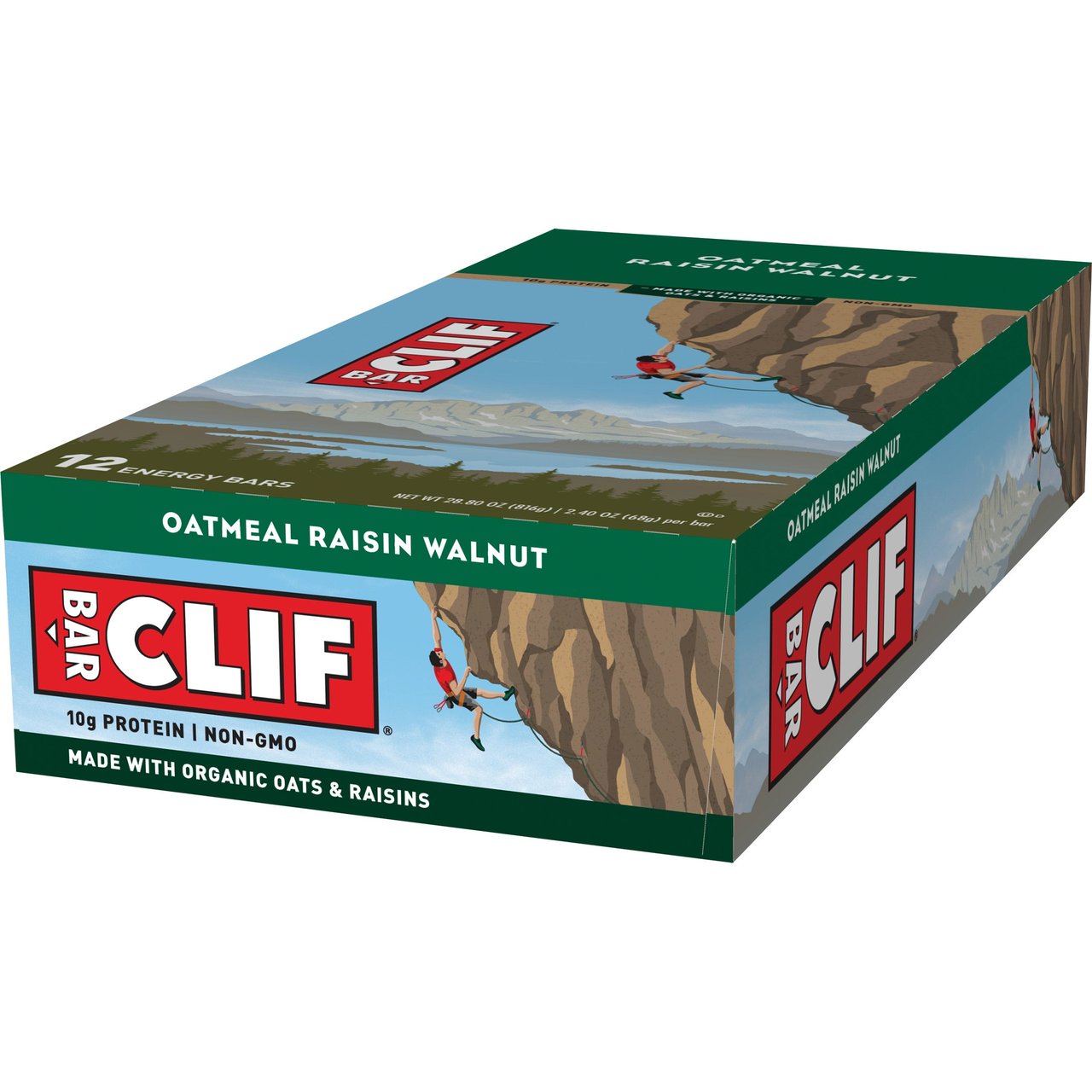 Clif Bar Oatmeal Raisin Walnut Energy Bars, 12 ct / 2.4 oz - Image 1
