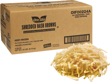 Ore-Ida Shredded Hash Browns 6/3 lb (18 Pounds) - Image 1