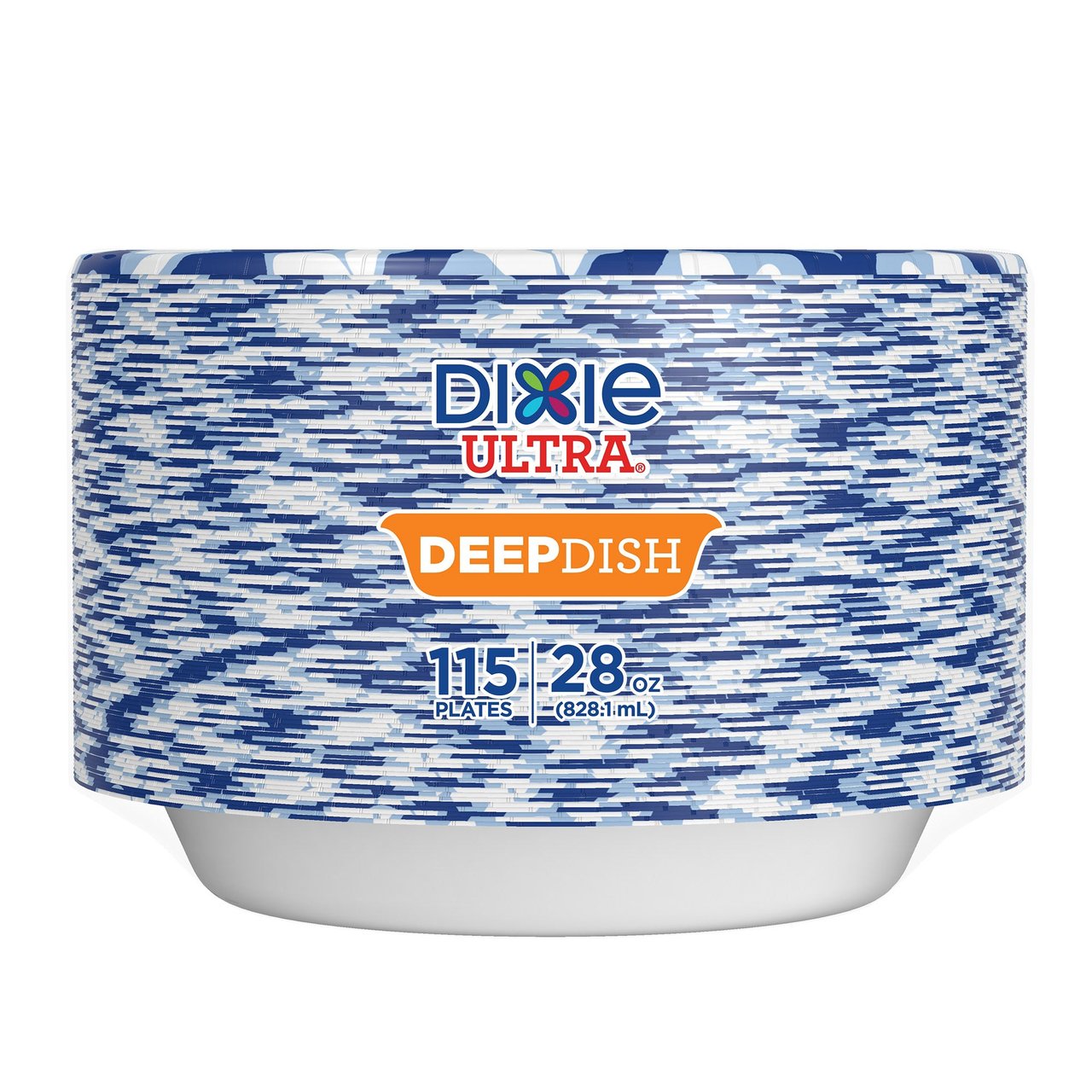 Dixie Deep Dish Paper Plate 9 3/5" / 115 CT - Image 1