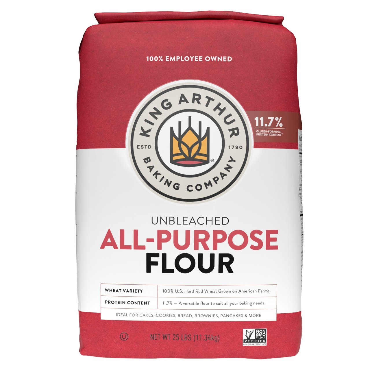 King Arthur Unbleached All-Purpose Flour 25 lbs - Image 1