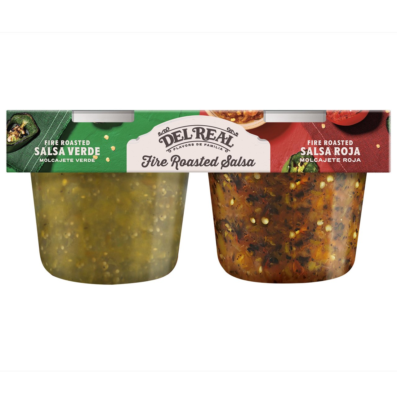 Del Real Salsa Combo Pack 2/24 oz (3 lbs) - Image 1