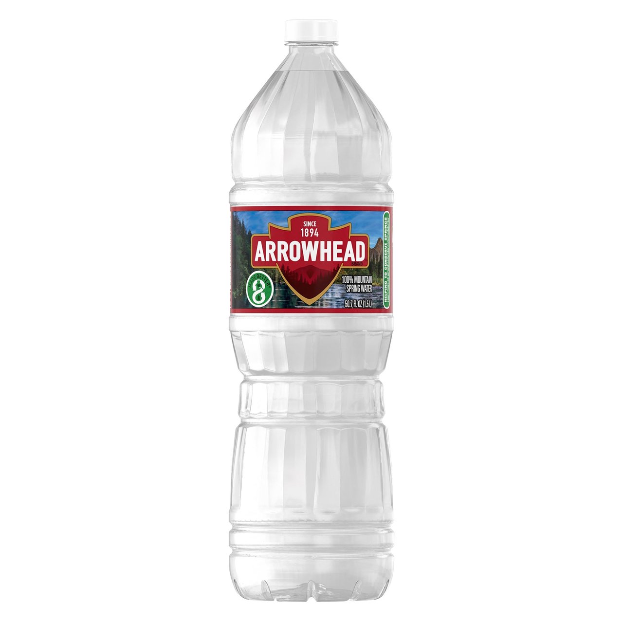 Arrowhead Mountain Spring Water, 1.5 Liter, 12-Pack - Image 1