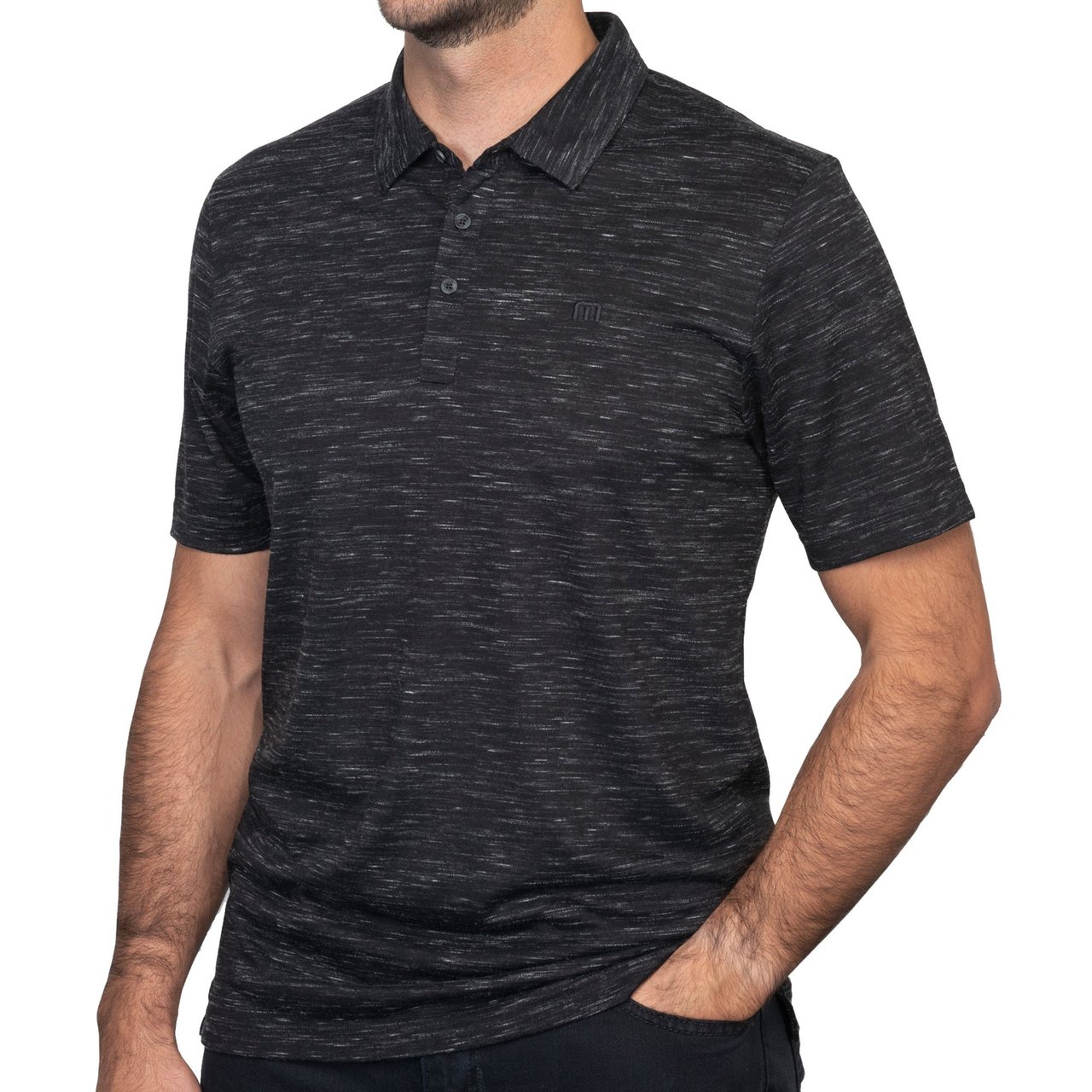 TravisMathew Men's Heater Series Polo - Image 1