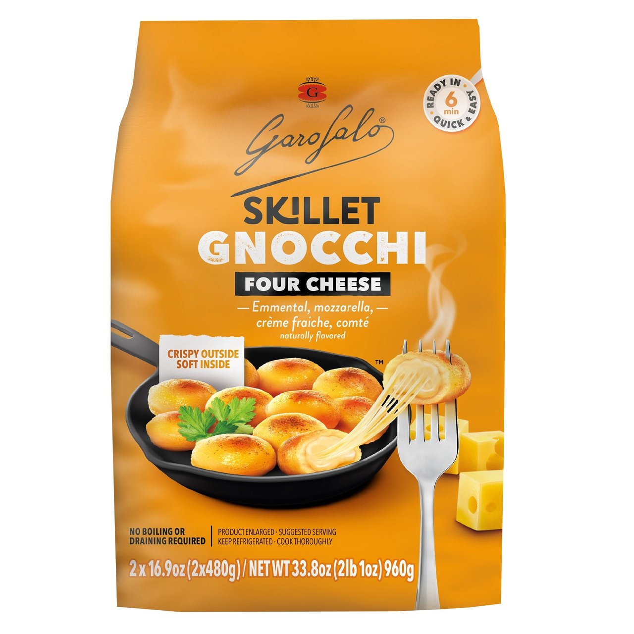 Garofalo Skillet Gnocchi Four Cheese 2/17 oz - Image 1