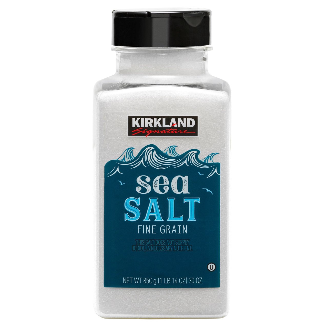 Kirkland Signature Pure Sea Salt, 30 oz (1.88 lbs) - Image 1