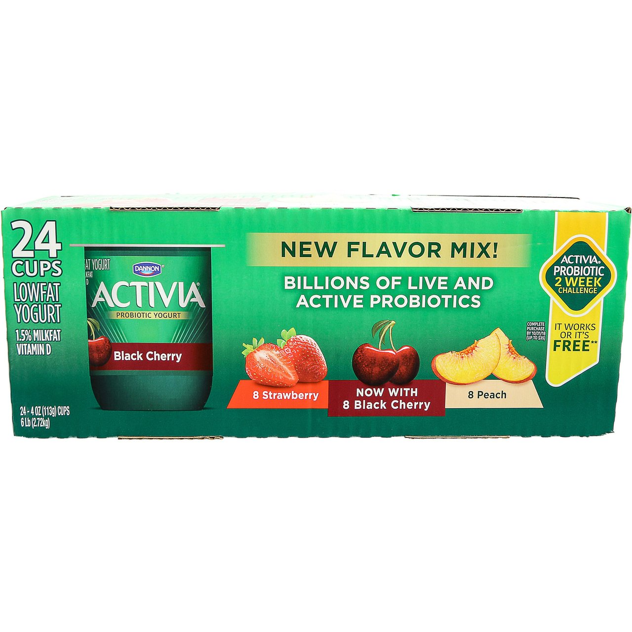 Dannon Activia Variety Pack 24/4 oz