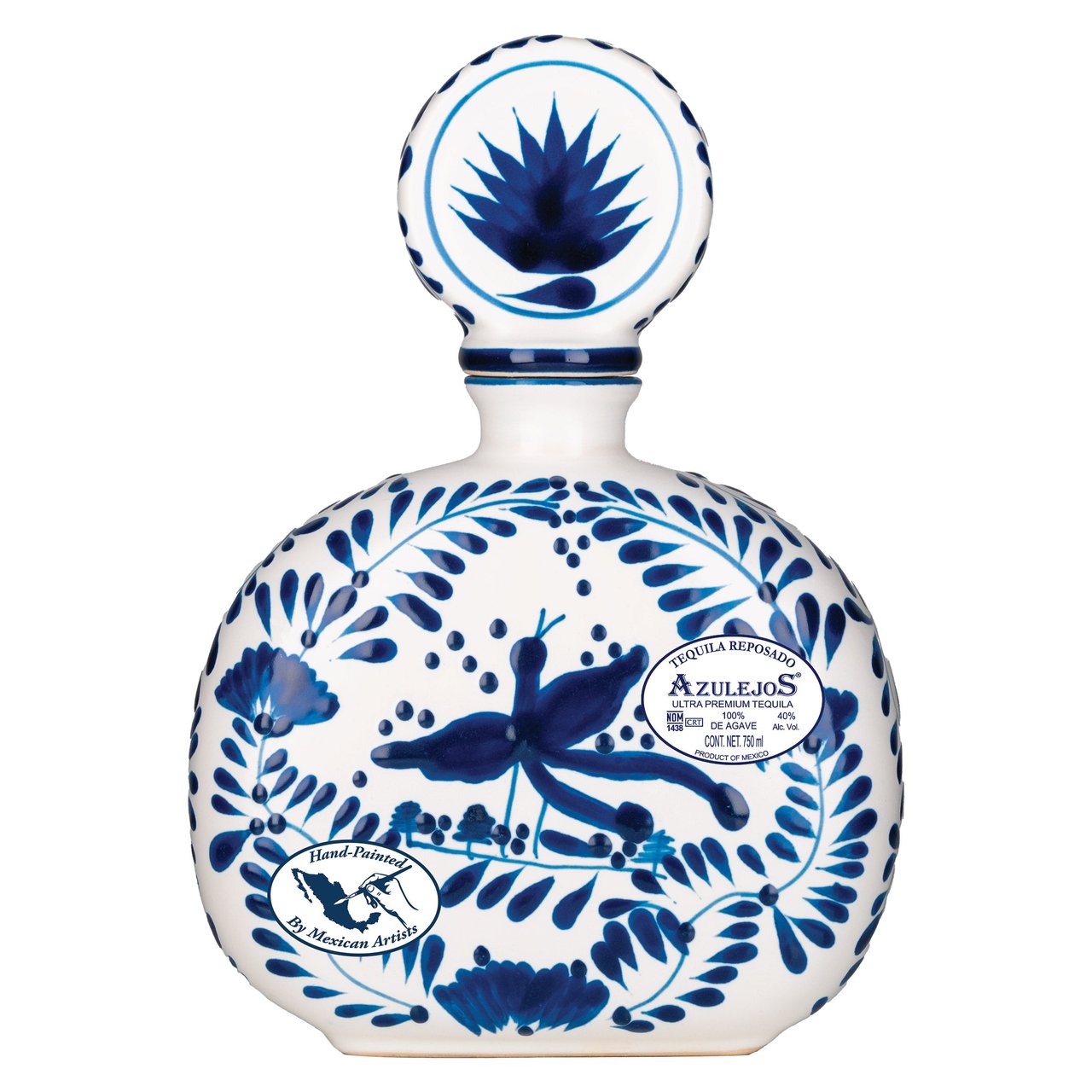 Azulejos Talavera Reposado Tequila Jalisco 750ML