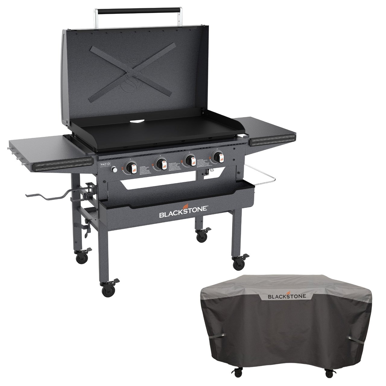 Blackstone 36" Omnivore Griddle with Hinged Hood & Cover - Image 1