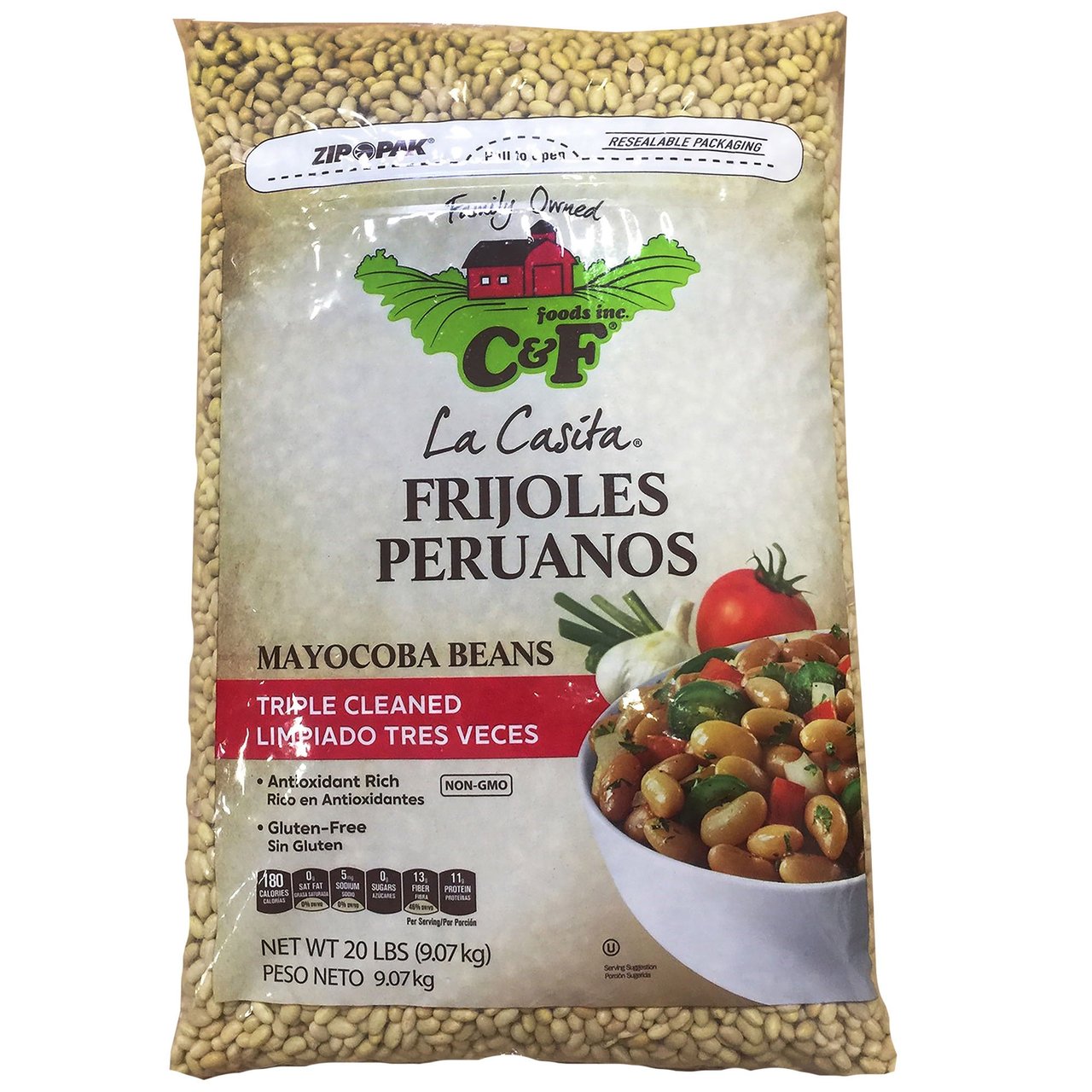 MAYOCOBA TRIPLED CLEANED BEANS 20-LB. - Image 1