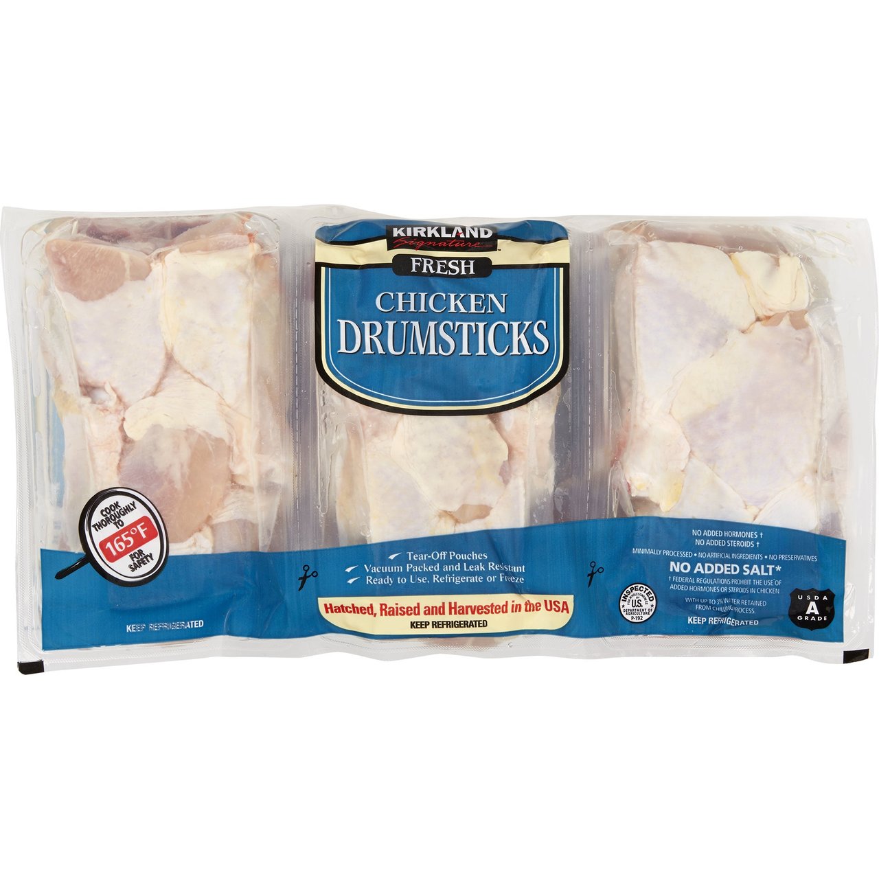 Kirkland Signature Chicken Drumsticks, 8 lb avg