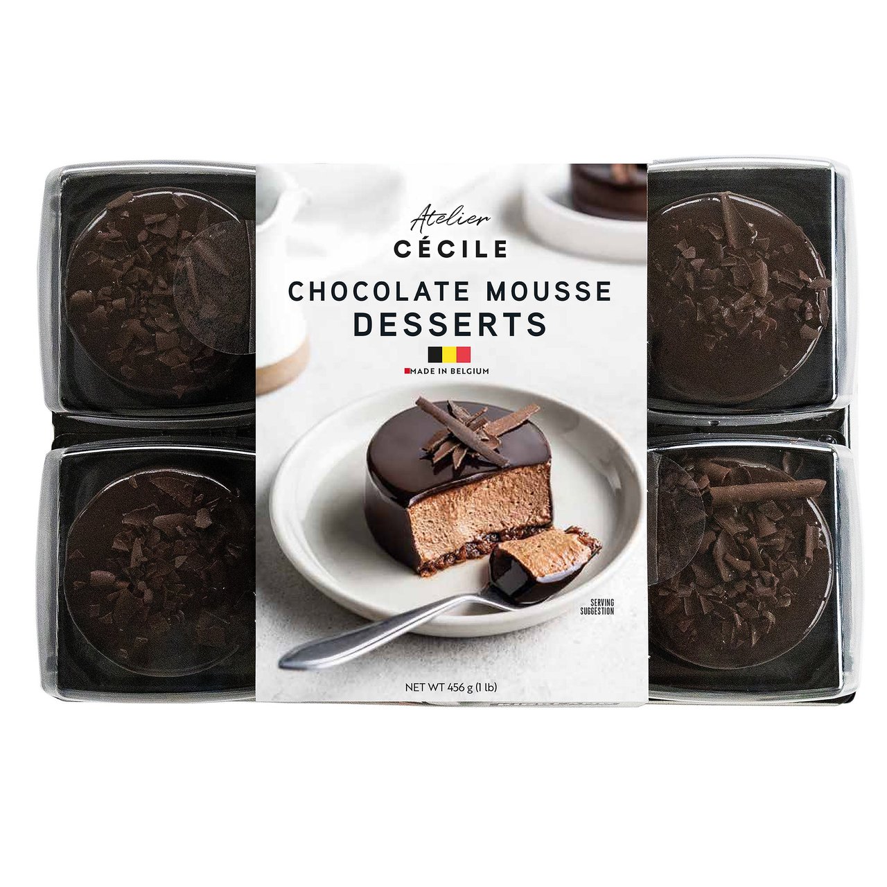 Atelier Cecile Chocolate Mousse Desserts 6/2.6 oz - Image 1