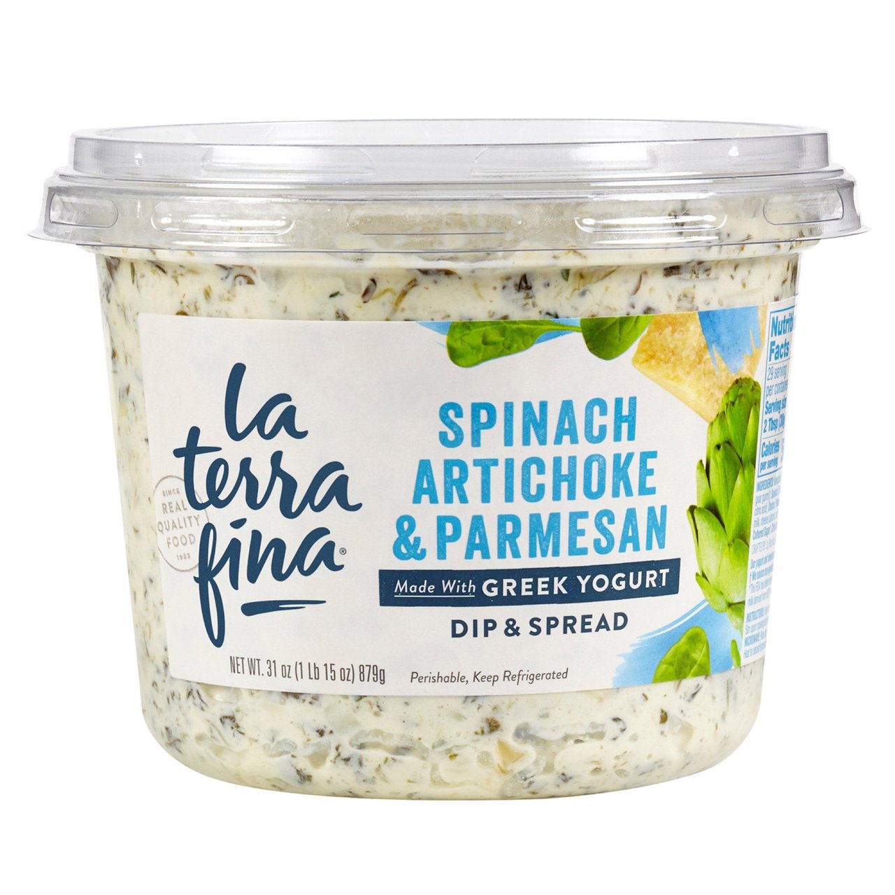 La Terra Fina Spinach Artichoke and Parmesan Dip 31 oz - Image 1