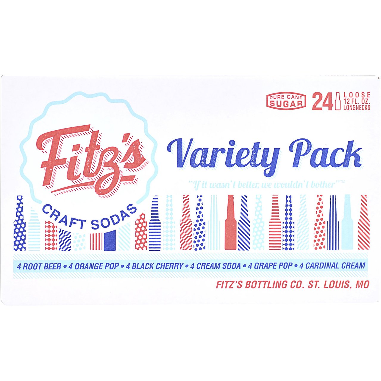 Fitz's Variety Pack 24/12 Ounce Bottles - Image 1