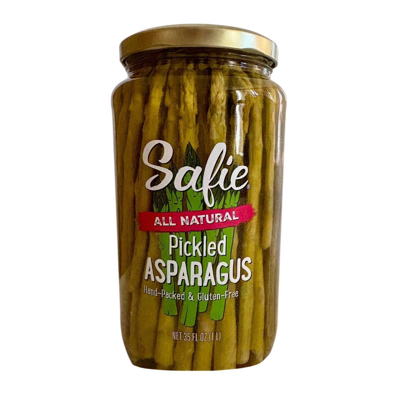 Safie's Pickled Asparagus 35 Ounce Jar - Image 1