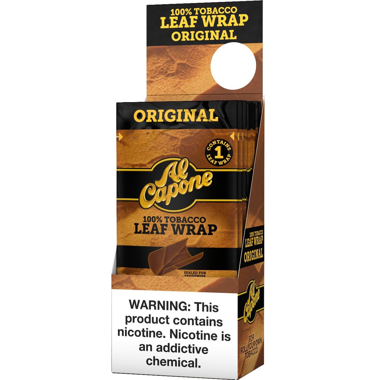 Al Capone Original Leaf Wrap, 18-Pack